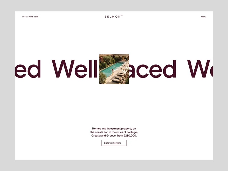 Belmont Framer template preview 2