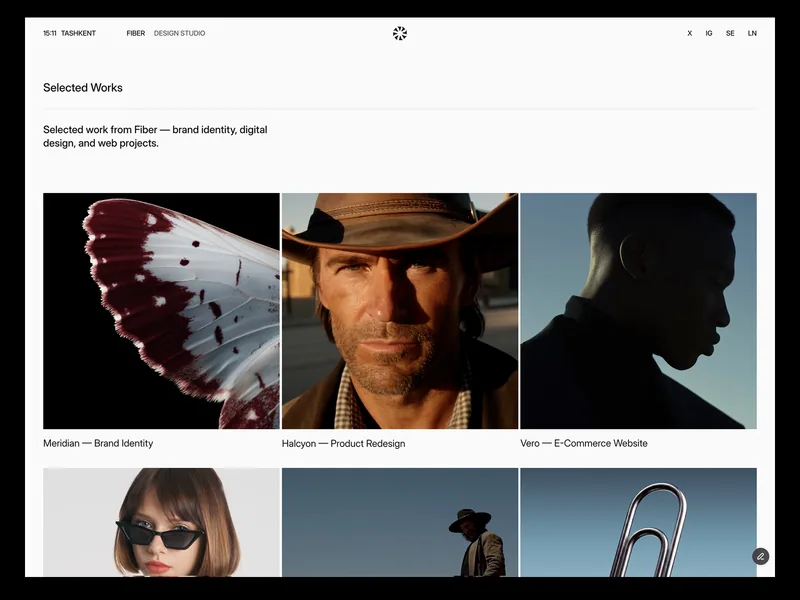 Fiber Framer template preview 2