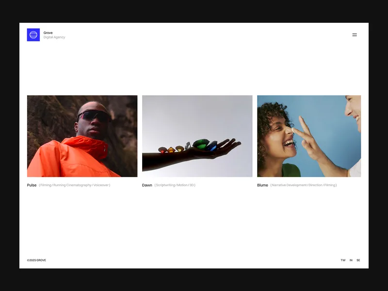 Grove Framer template preview 1
