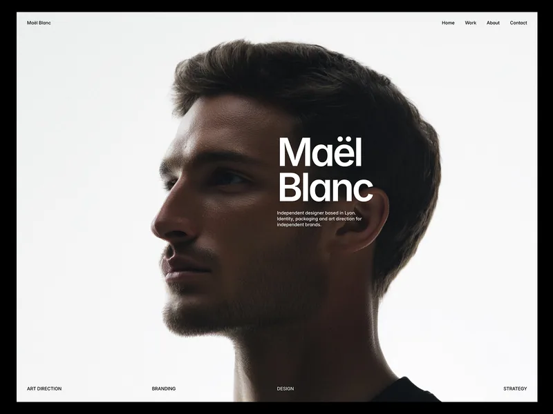 Maël Blanc Framer template preview 1