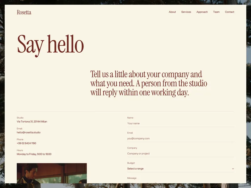Rosetta Framer template preview 4