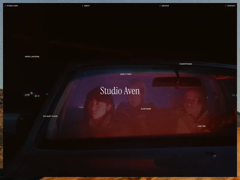 Studio Aven Framer template preview 1